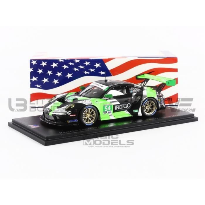 Modellino da collezione - SPARK 1/43 - PORSCHE 911 GT3 R - Daytona 2020 - Nero/Verde/Bianco