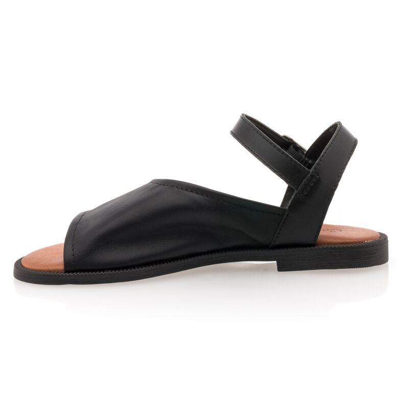 Sorte sandaler / sko med åben tå til kvinder