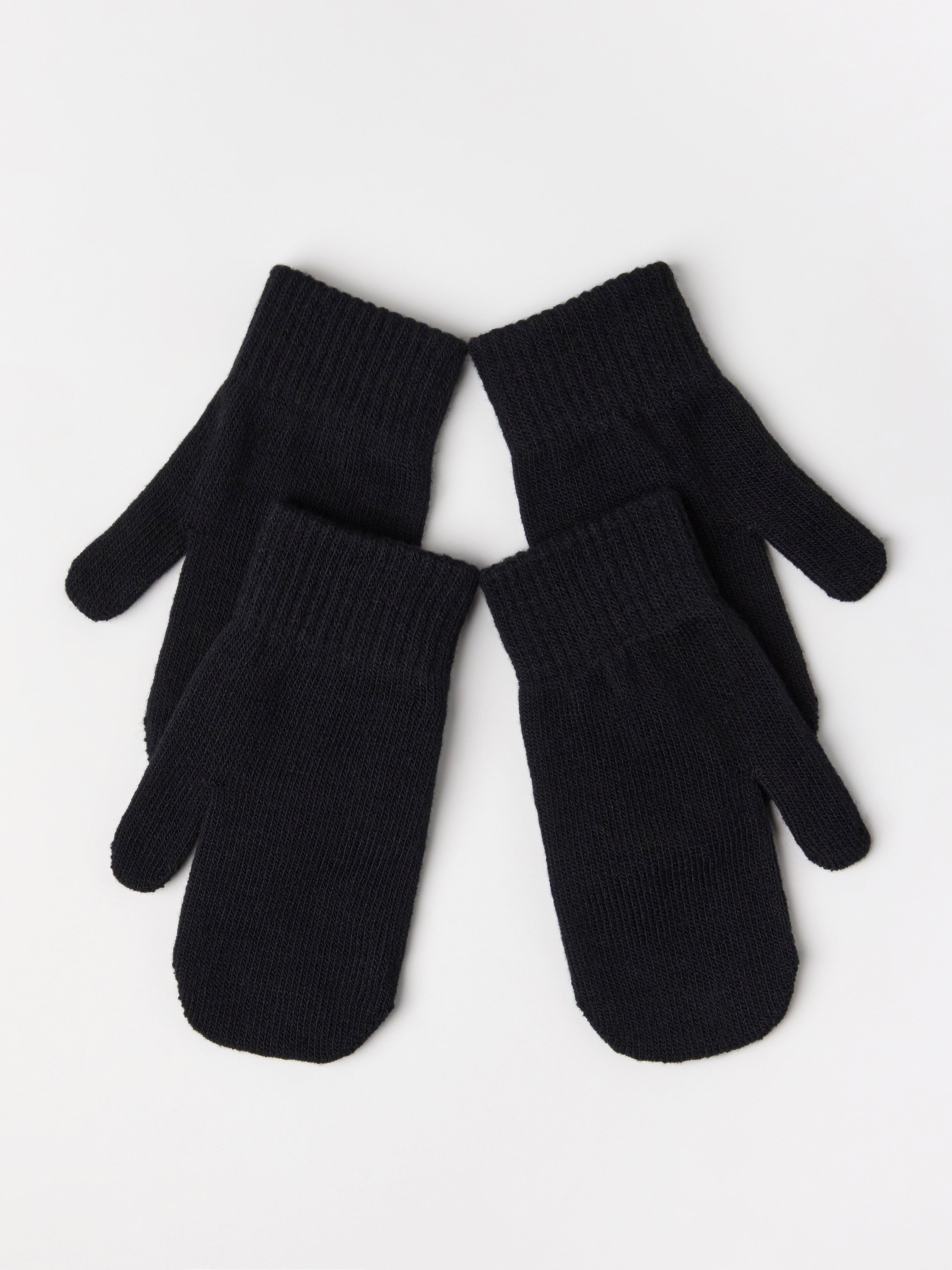 2-pack magiska vantar Black