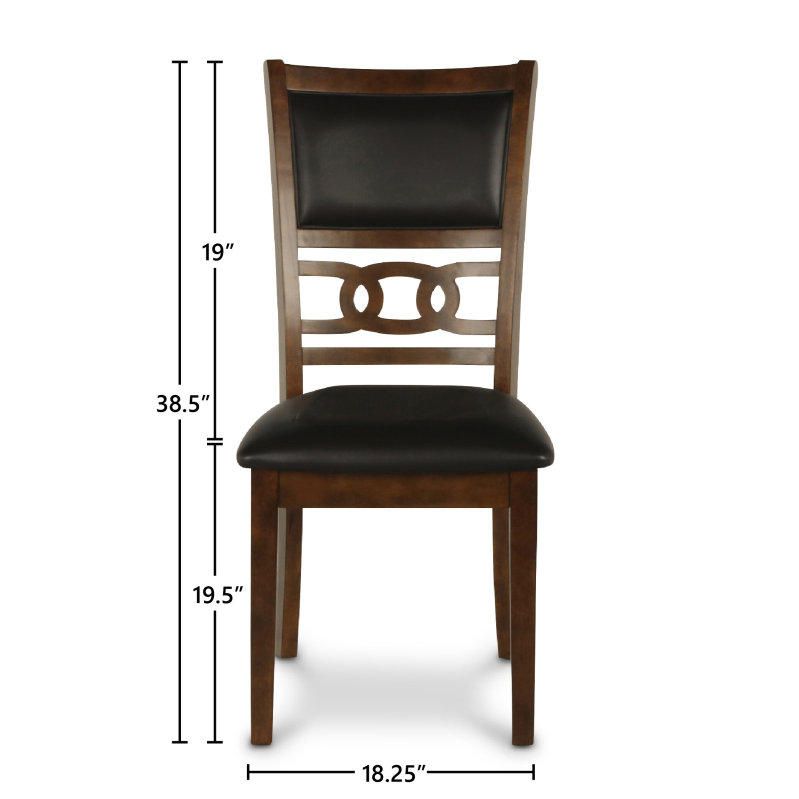 Rundes Esszimmer-Set aus Massivholz