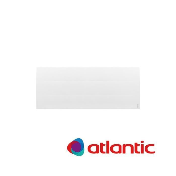 Radiador eléctrico Oniris de 1000 W - ATLANTIC - De zócalo - Calor suave - Blanco
