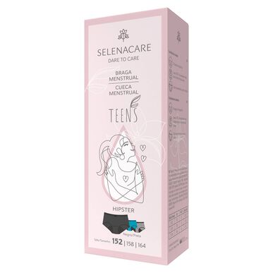 SelenaCare Mensunderkläder Tonåringar Hipster Svart 1 st
