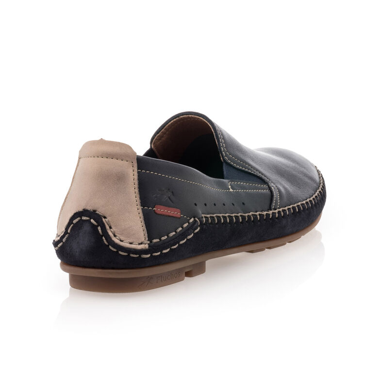 Mocasines/zapatos náuticos azules para hombre