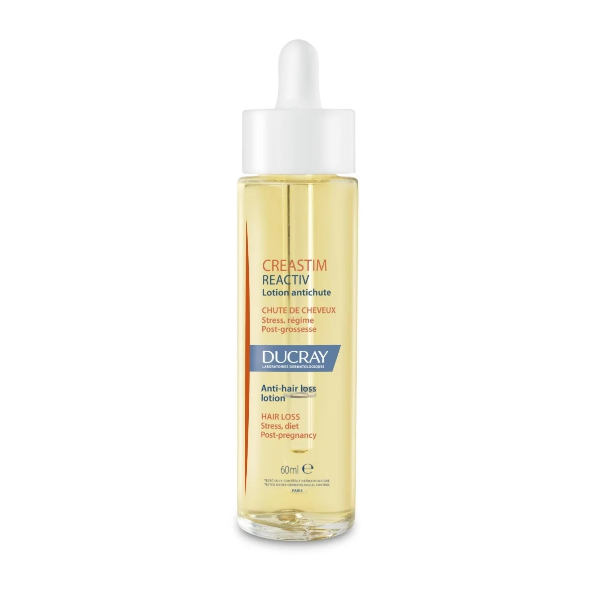 DUCRAY Ducray Creastim Reactiv gezichtslotion tegen haaruitval 60 ml Stress, diëten, na de zwangerschap