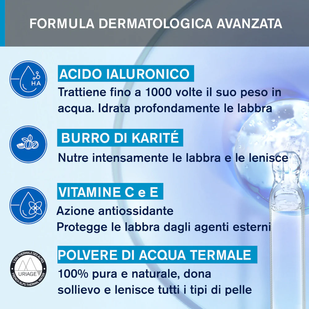 EAU THERMALE Idratazione Viso Stick Labbra Senza Oli Minerali - Balsamo Labbra