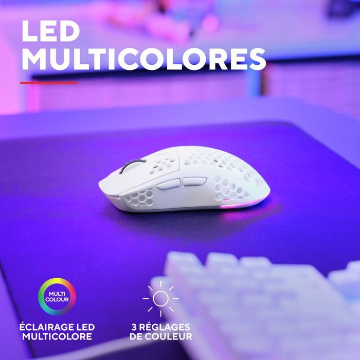 TRUST GXT 929W Helox Wireless Optical Gaming Mouse - 4800 DPI - RGB Lighting - Ultra-Lightweight