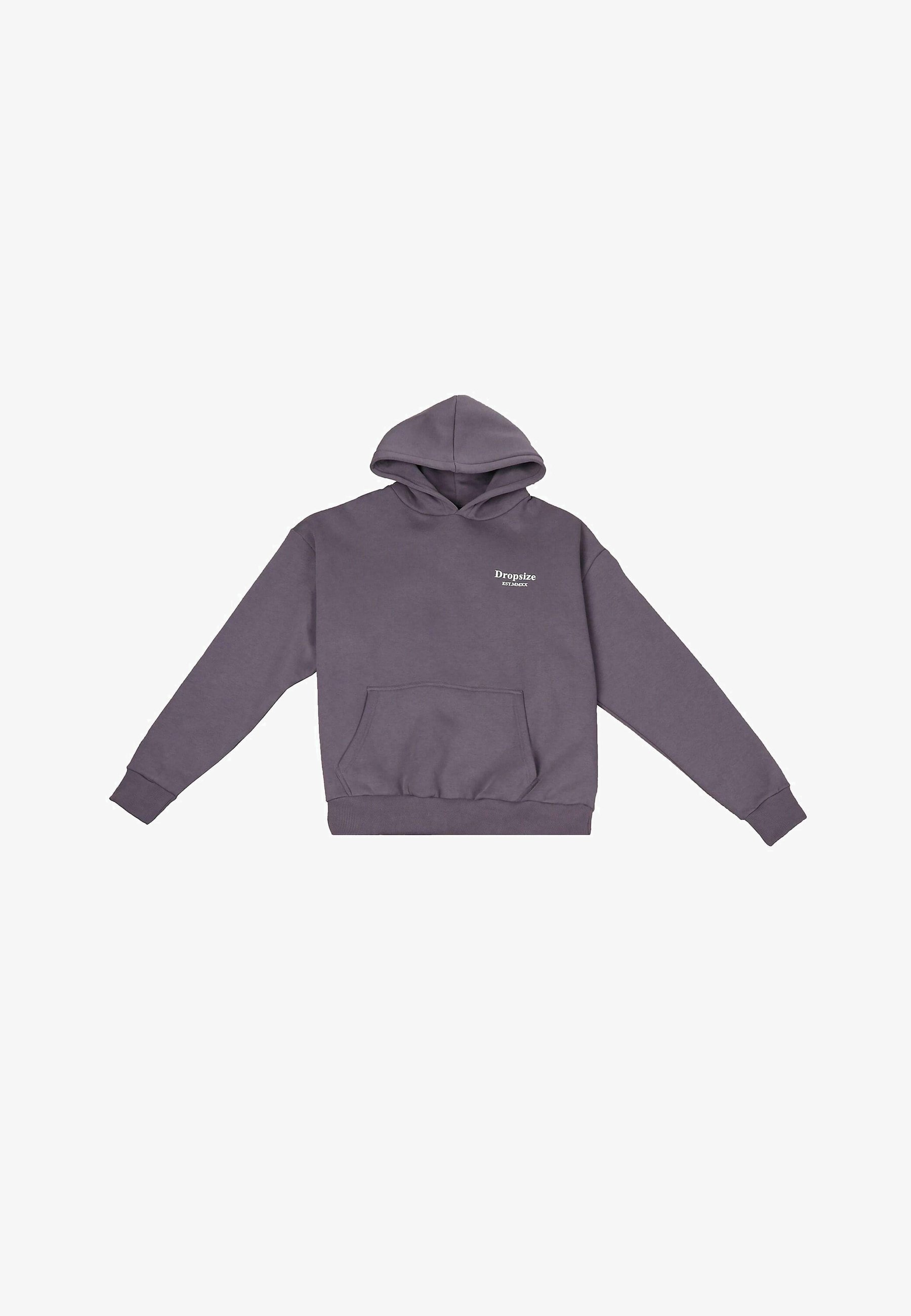 Dropsize Hoodie - donkergrijs