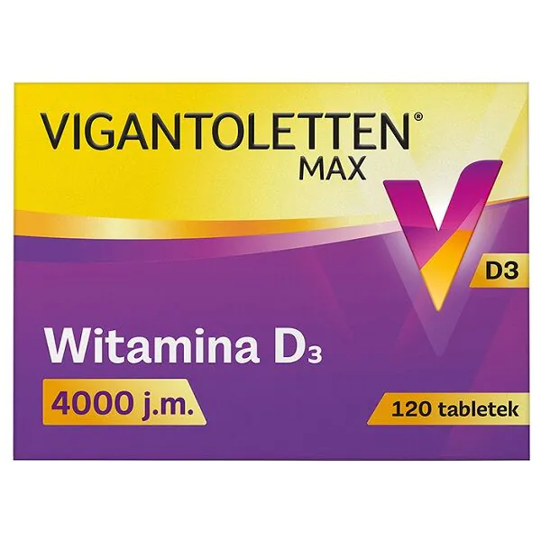 Vigantoletten Max 4000 j.m., Tabletki