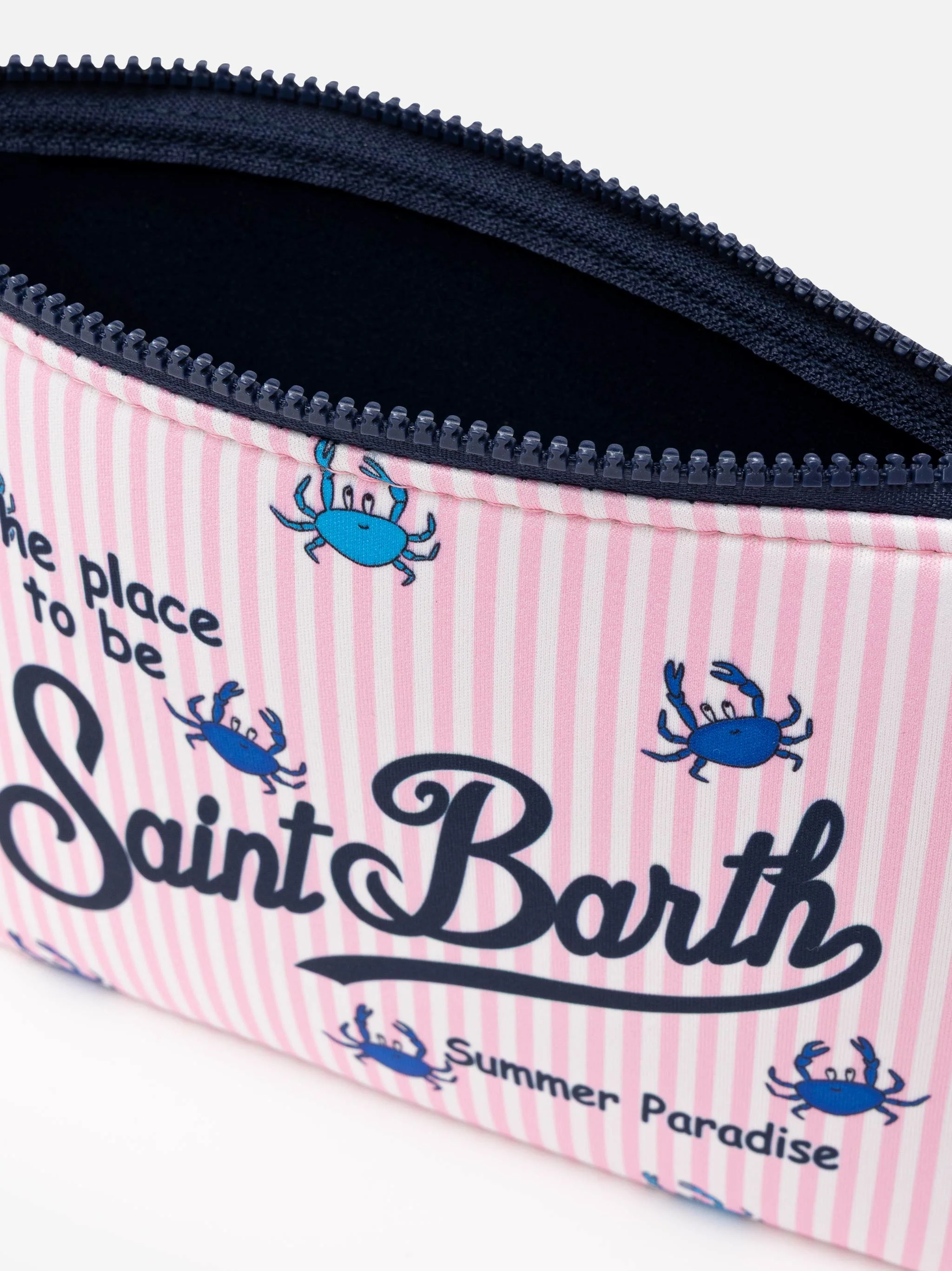 Aline scuba clutch met krabprint