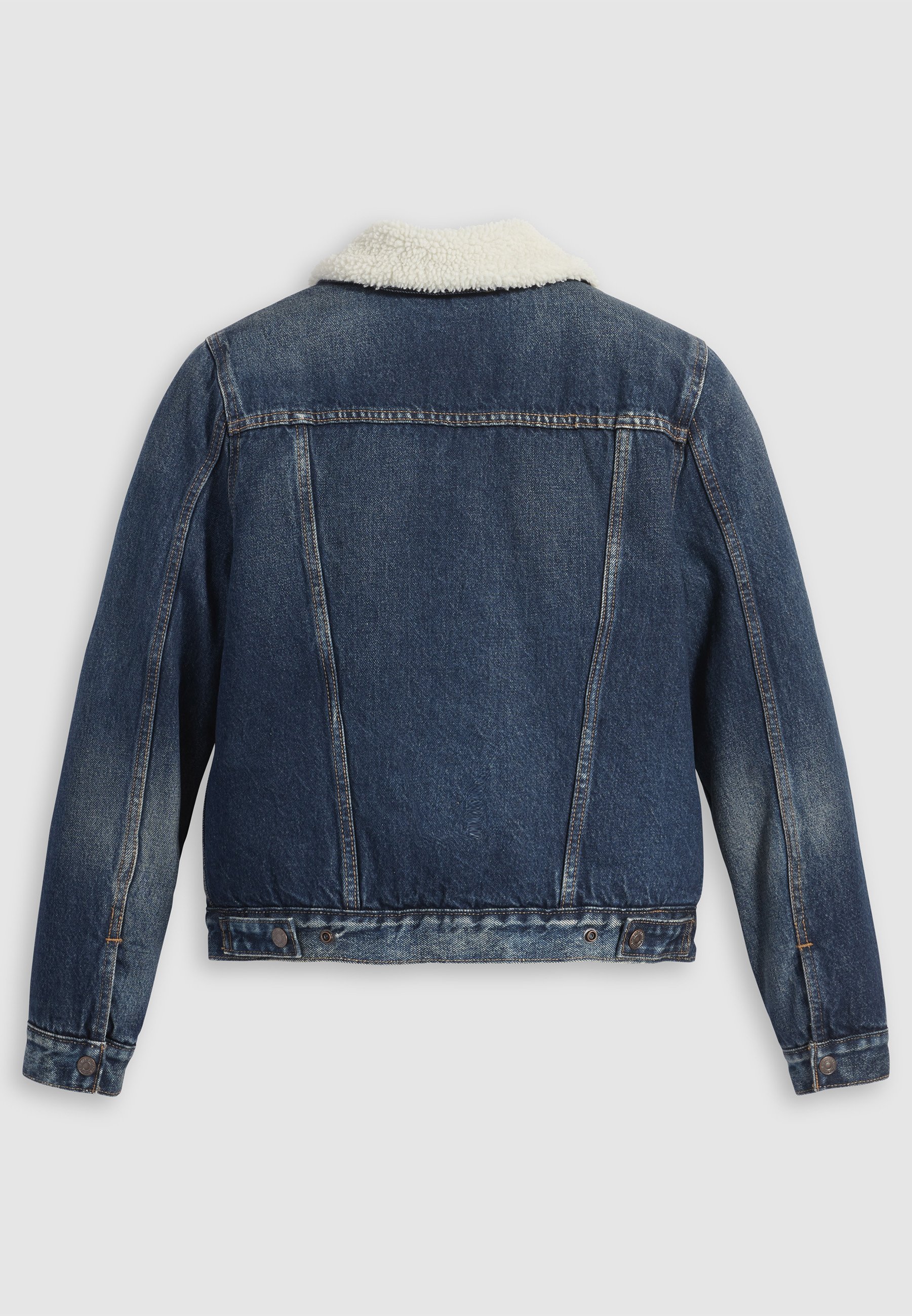 Levi's® ORIGINAL SHERPA TRUCKER - Geacă denim - Albastră