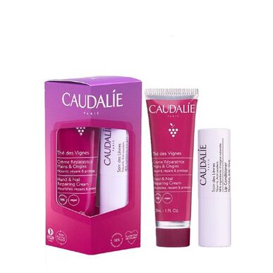 Caudalie Duo krema za ruke i ruž za usne Thé Des Vignes 30 ml 30 ml