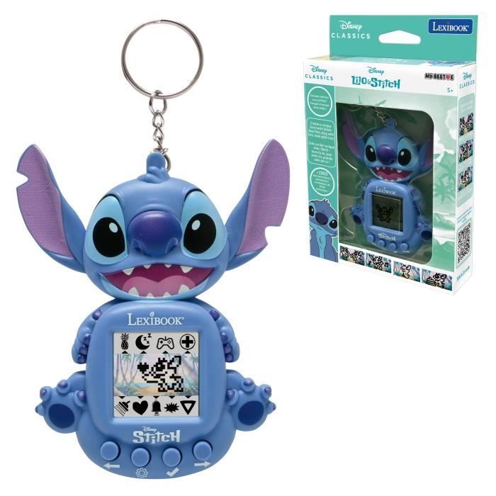 LEXIBOOK - My Stitch Virtual Companion - Portable Game Console for Children with Color Screen - Ages 5+