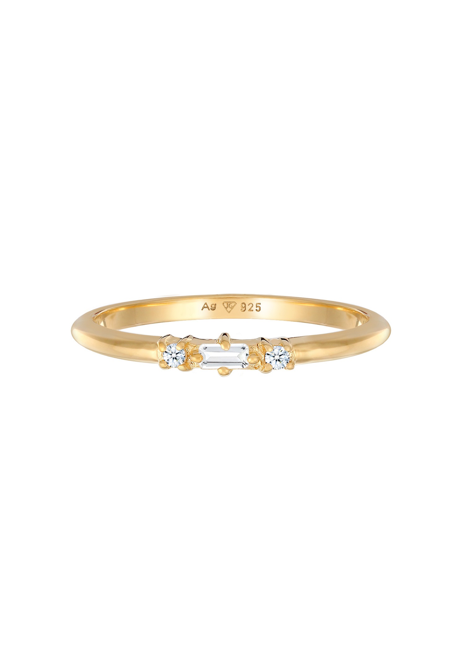Elli DIAMONDS Femmes Bague de fiançailles rectangle filigrane avec Topaze et diamant (0.03 ct) en Argent Sterling 925