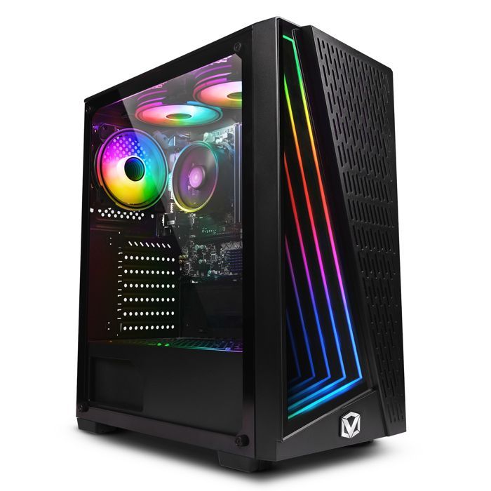 Vibox I-101 PC Gamer • AMD Ryzen 3 3200G 4,0 GHz • Radeon Vega 8 • 16 Go RAM • 500 Go SSD • Linux OS • WiFi