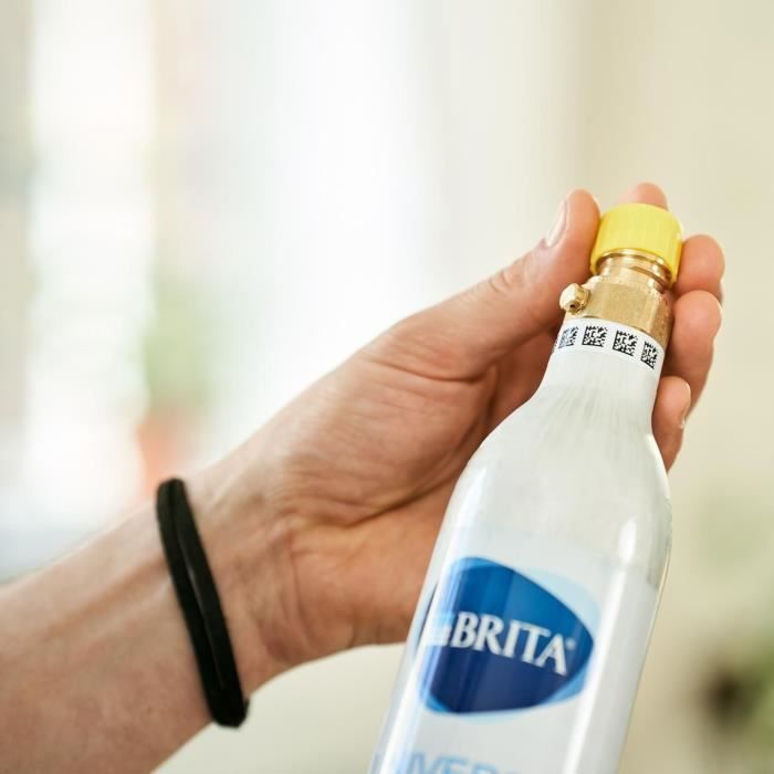 BRITA CO2-vervangingscilinder - Voor koolzuurmachines voor bruiswater - Maakt tot 60 liter bruiswater koolzuurhoudend.