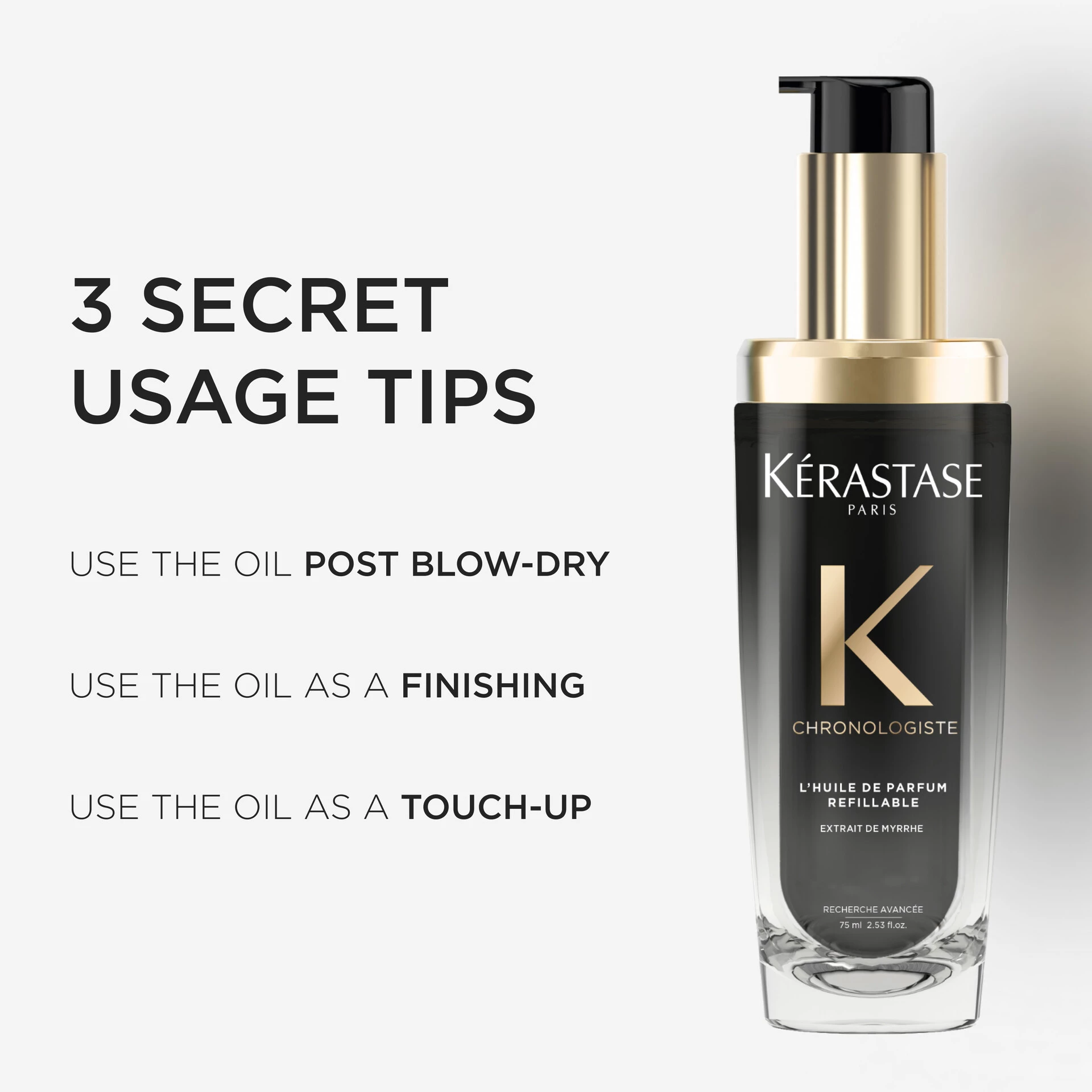 Chronologiste L'Huile De Parfum Refillable Hair 75 ml - Kérastase