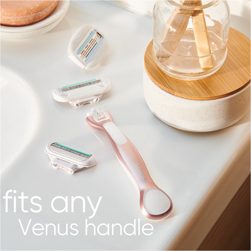 Gillette Venus Deluxe Smooth Sensitive scheermes + vervangende mesjes