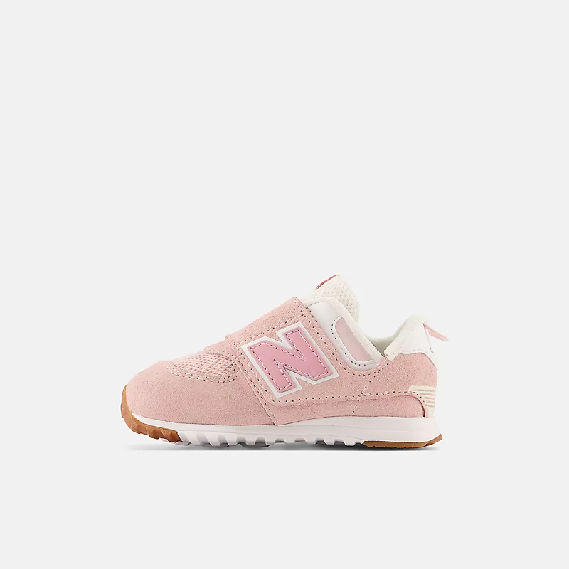 Baby 574 NEW-B Klettverschluss - Kristallrosa mit Nebelrosa