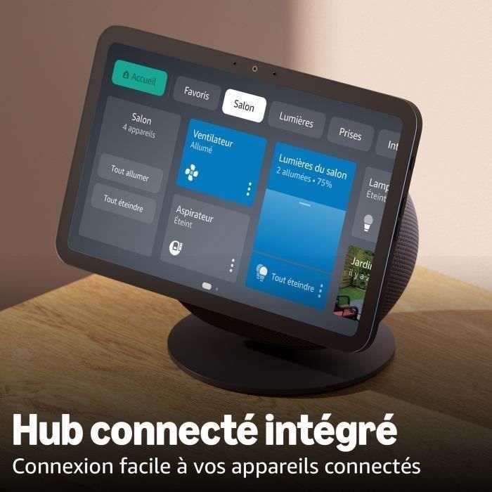 Écran connecté - AMAZON - Echo Show 8 - Écran tactile HD 8,7” - Caméra 13 mégapixels - Wi-Fi - Blanc Glacier
