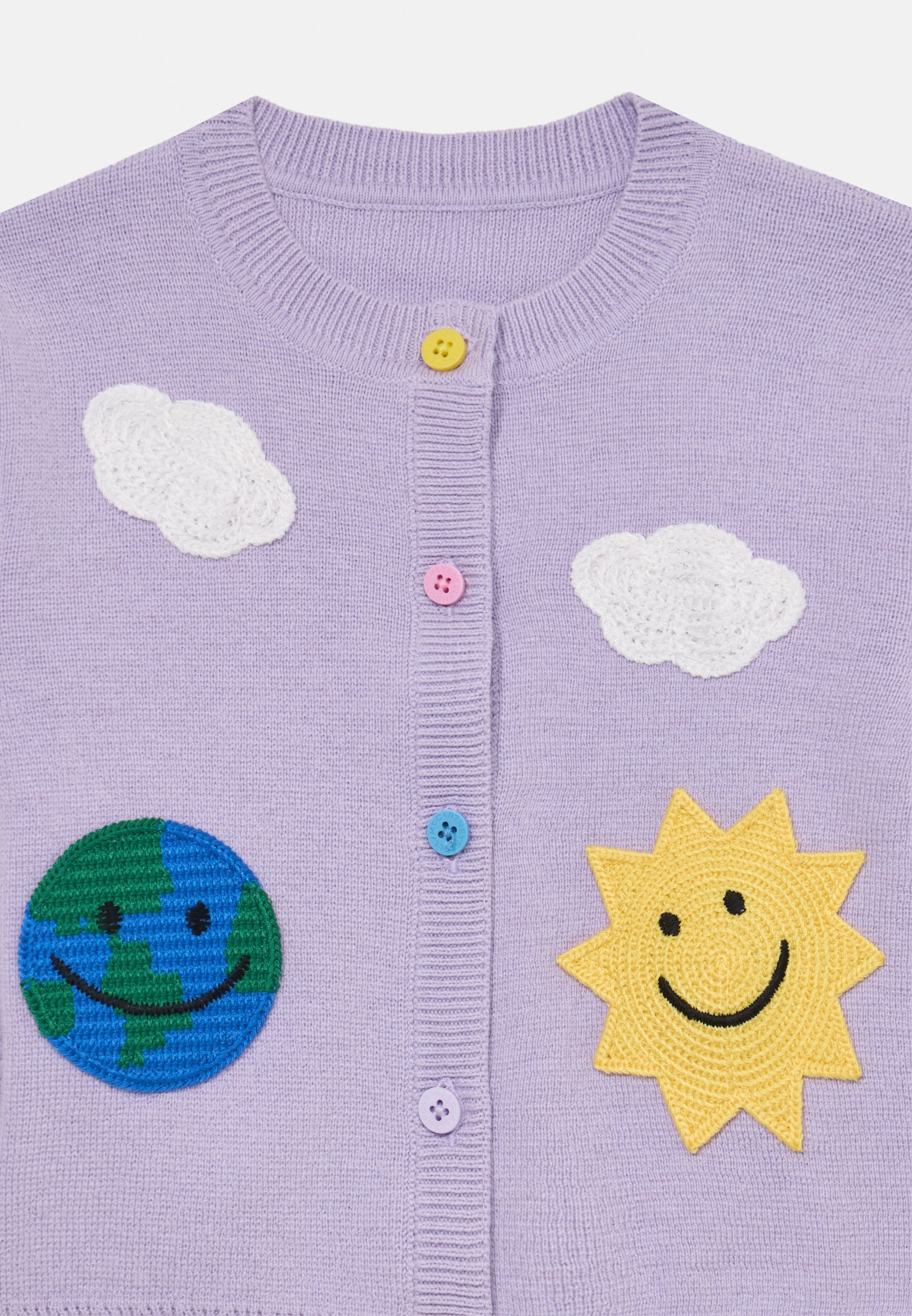 Stella McCartney Kinder-Cardigan Unisex - Cardigan - Lila