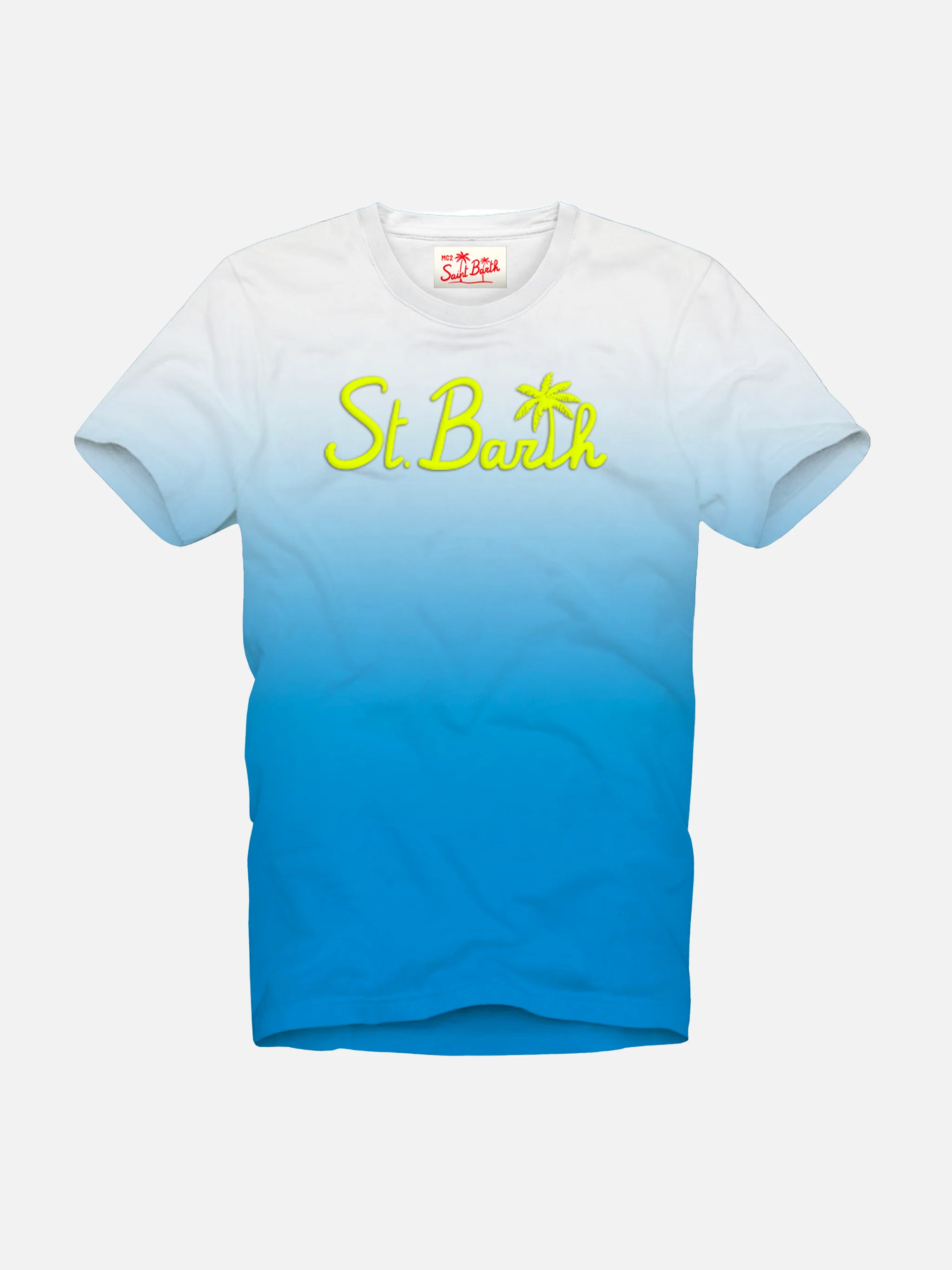 Tie-dye T-shirt voor kinderen met borduurwerk