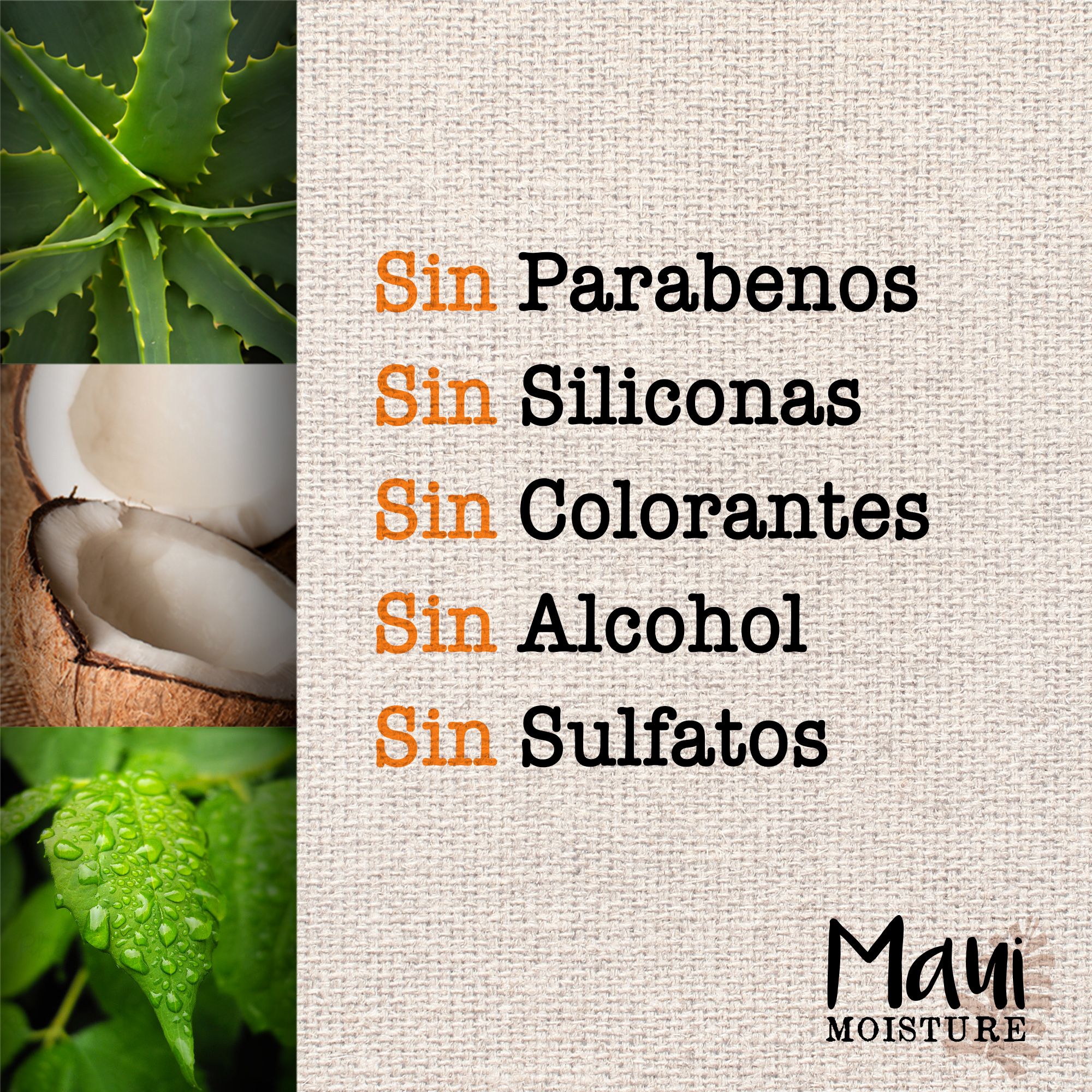 Balzam s kokosovim oljem Balzam brez silikona