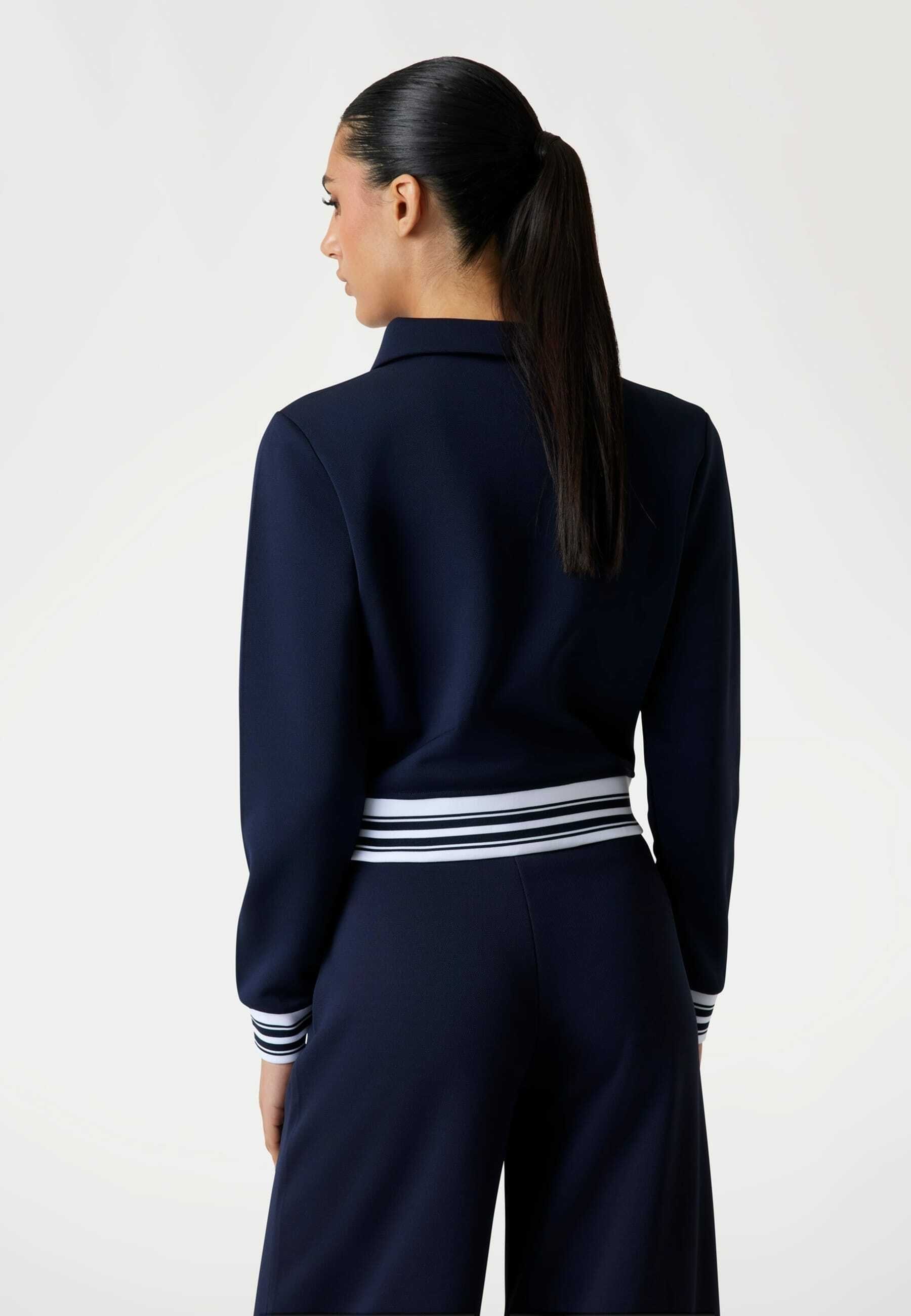 Sweat-shirt zippé Guess - bleu