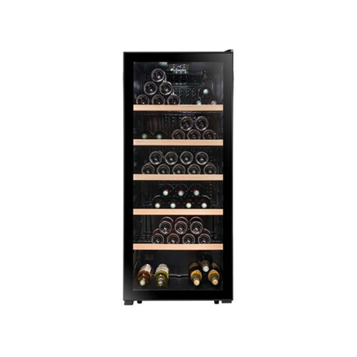 LS117BLACK – Wine cellar – La Sommelière – 121 bottles – 1 zone – 55.0 × 56.5 × 127.7 cm – Energy class G – 37 dB