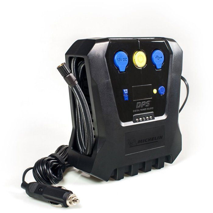 Compresseur programmable 12V de 0.05 bars à 7 bars - MICHELIN -  Programmable - voiture, moto, vélo, ballons, matelas pneumatiques