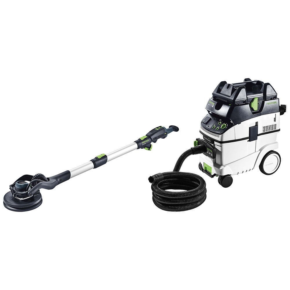 Lixadeira para placas de gesso FESTOOL PLANEX de 400 W e 225 mm com sistema de extração de pó classe M 576702