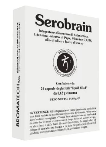 BROMATECH Bromatech Serobrain 24 Kapseln Nahrungsergänzungsmittel für Gedächtnis und Konzentration