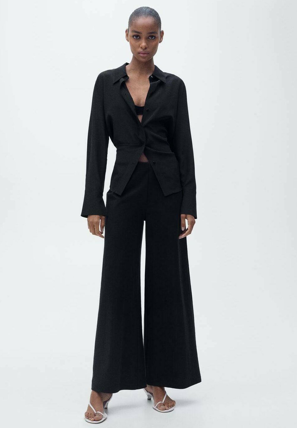 Mango CATLEN - Pantalon - noir