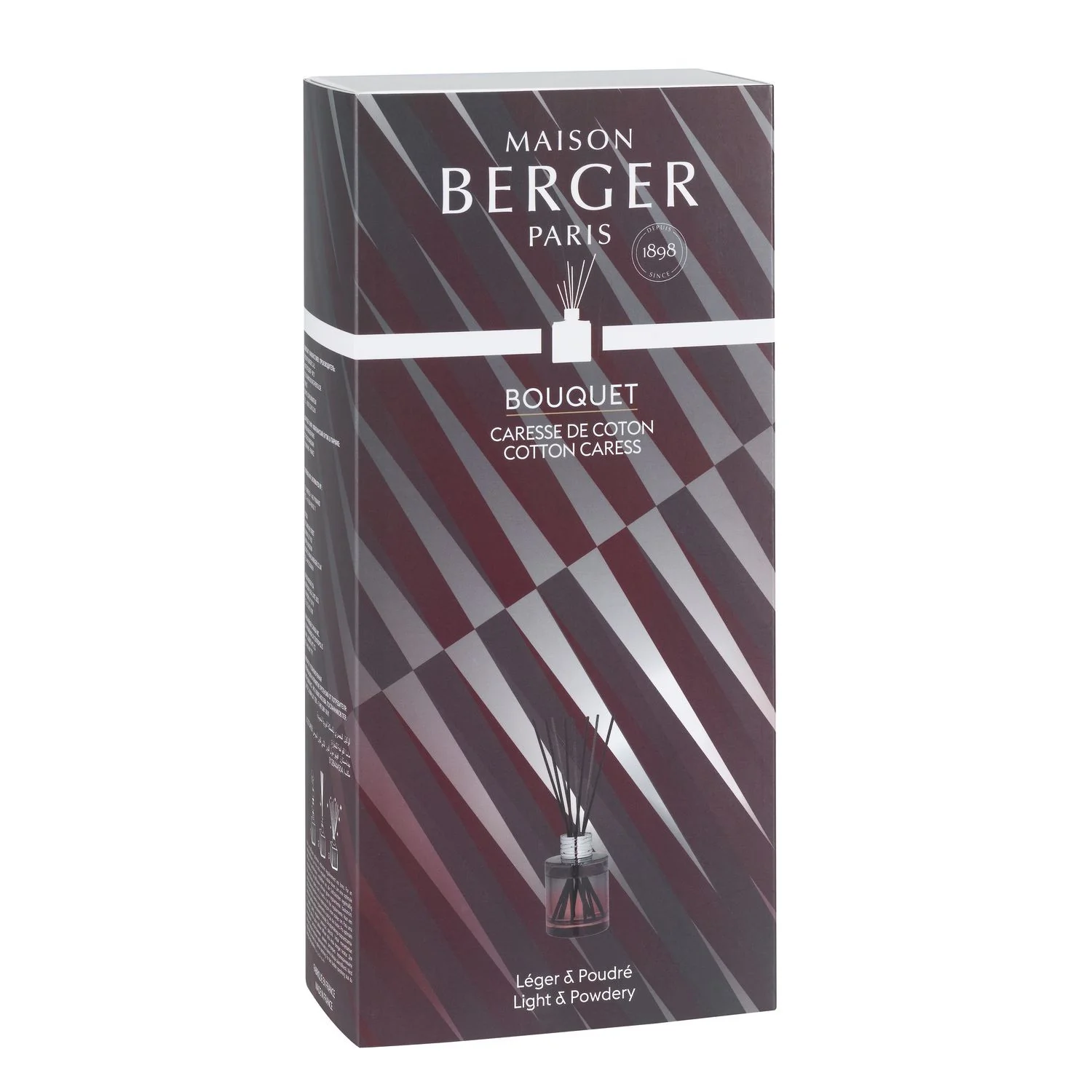 Bouquet Parfumé Dare Gris/Rose - Caresse de Coton - Diffusore di Profumo