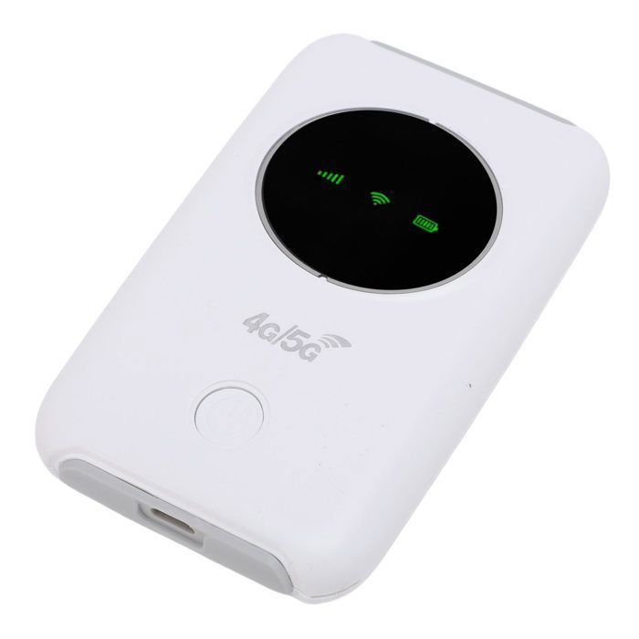 Point d'accès WiFi portable 4G/5G LTE, débit 300 Mbps, écran LED couleur, hotspot mobile