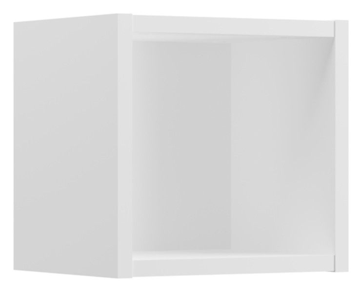 BIAŁY regał łazienkowy górny 27 cm Qubik NOVA WHITE 83-27-Q