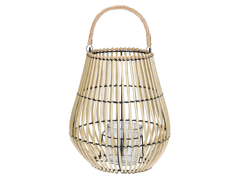 Lampion rattanowy 34 cm