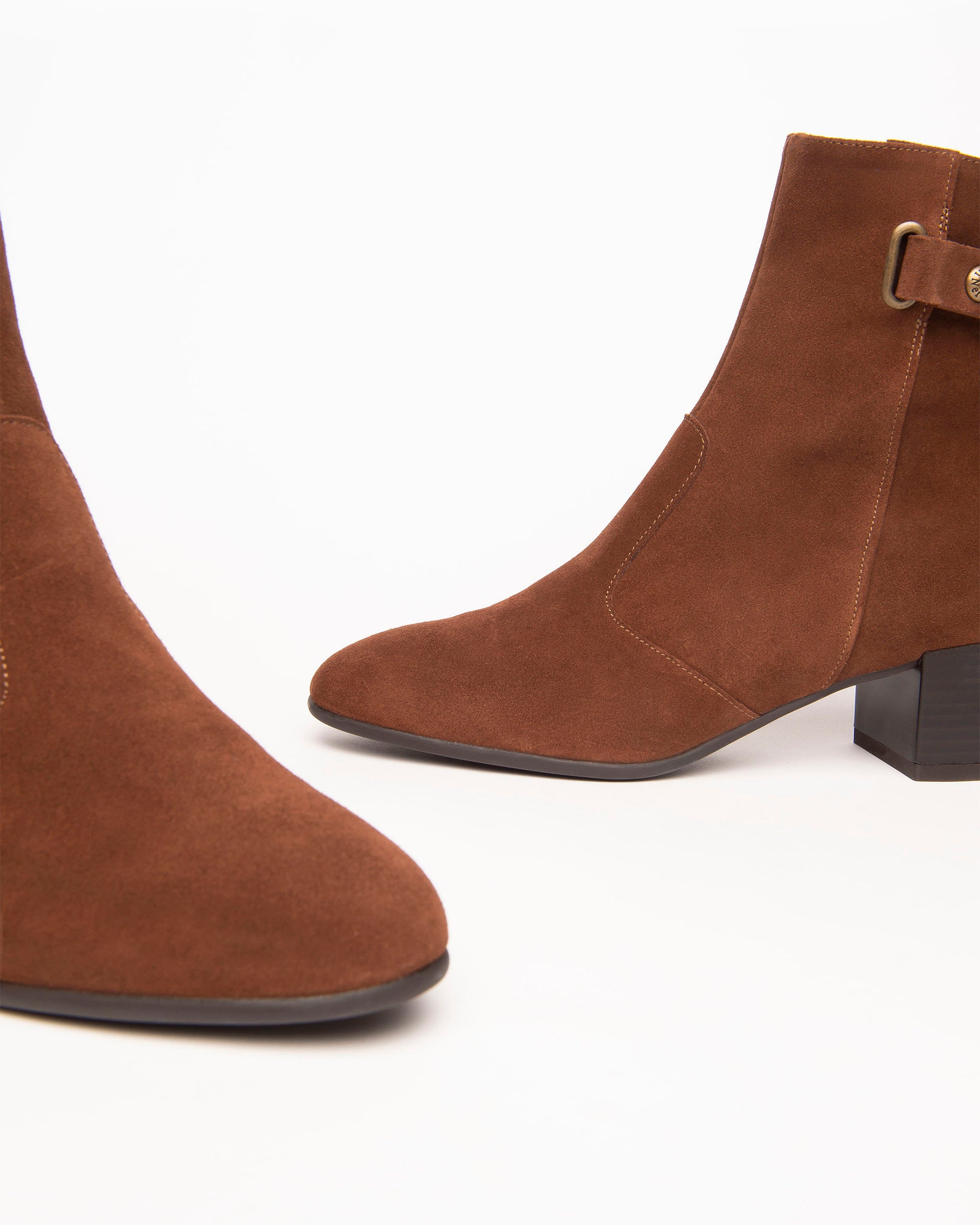  Damen-Wildlederstiefeletten