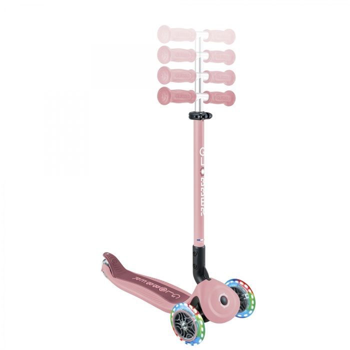 Globber - GO-UP ACTIVE LIGHTS Monopattino evolutivo - Rosa pastello