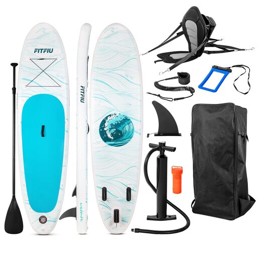 Φουσκωτή σανίδα surf Fitfiu με αξεσουάρ και ναυτικό σχεδιασμό