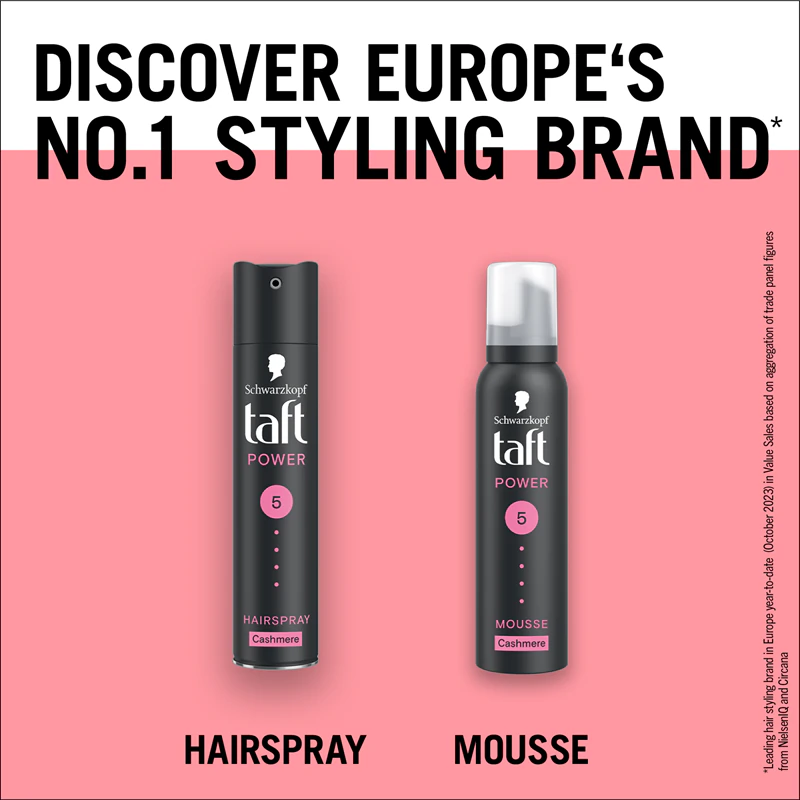Mousse volumizadora para cabelos Schwarzkopf Taft Power Cashmere