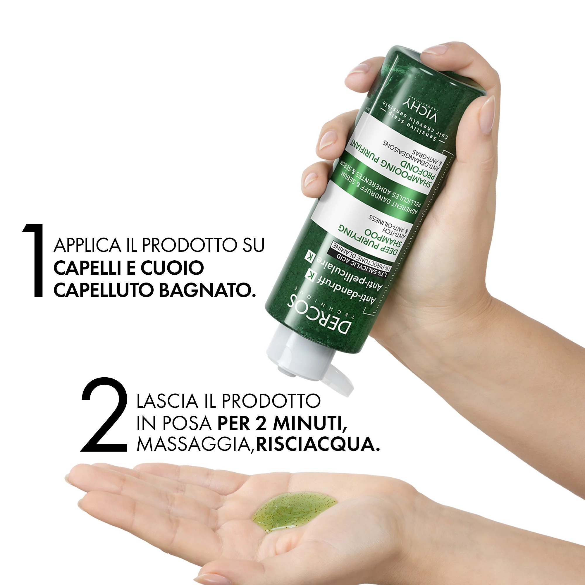 VICHY Vichy Dercos Anti-roos K Intensieve Zuiverende Shampoo 250 ml Anti-roosbehandeling
