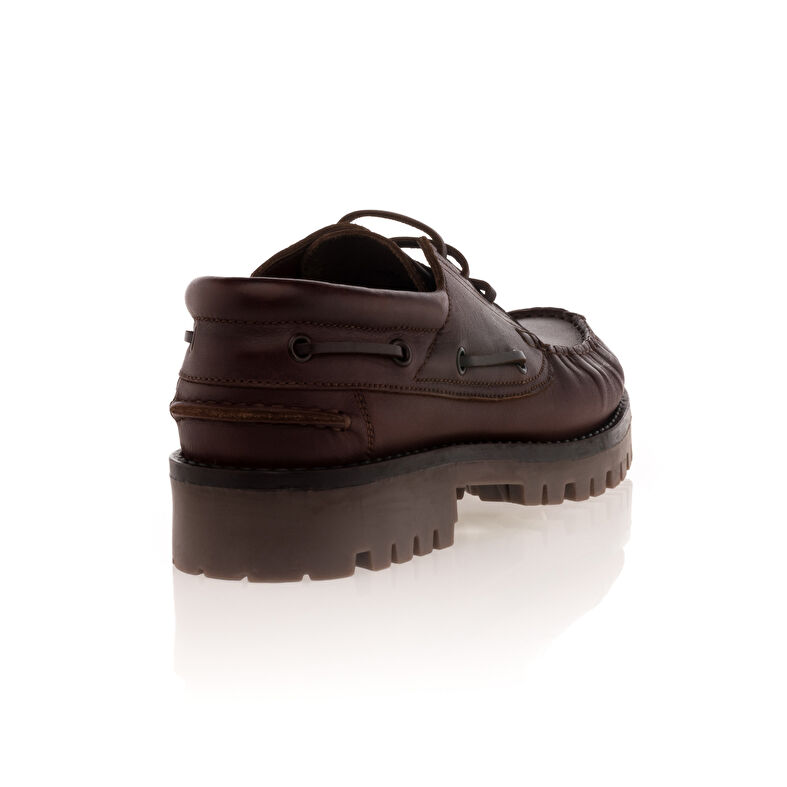 Brune loafers/båtsko til herre