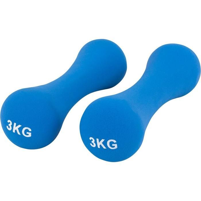 Conjunto de halteres de neoprene de 12 kg