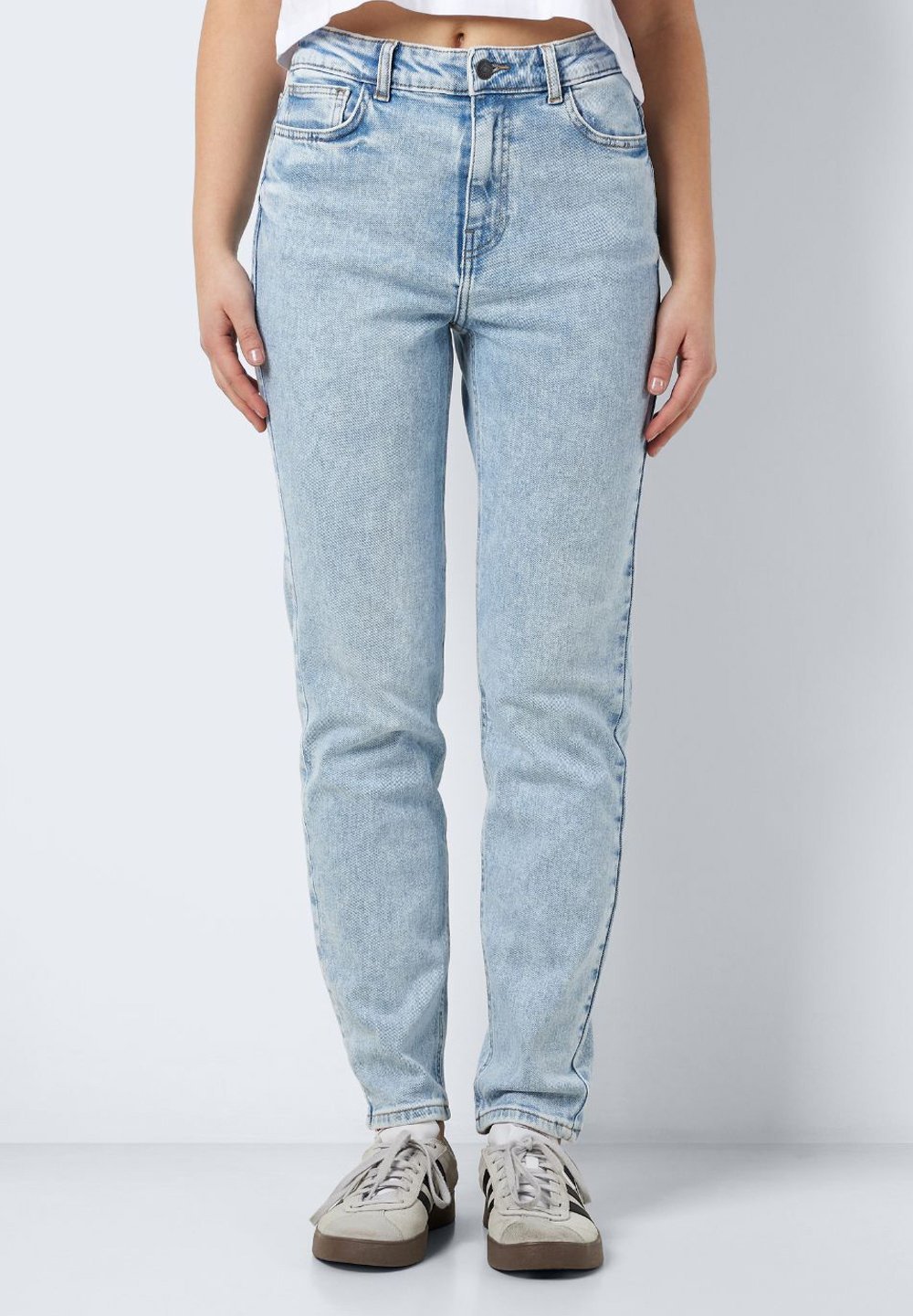Noisy May NMMONI - Slim fit jeans - lyseblå denim