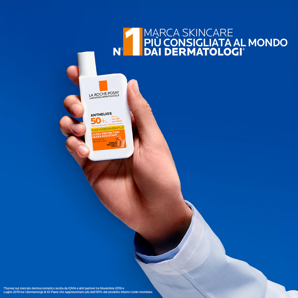 Anthelios UVMune 400 Fluido Invisibile colorato SPF50+ - Solare viso alta prot.