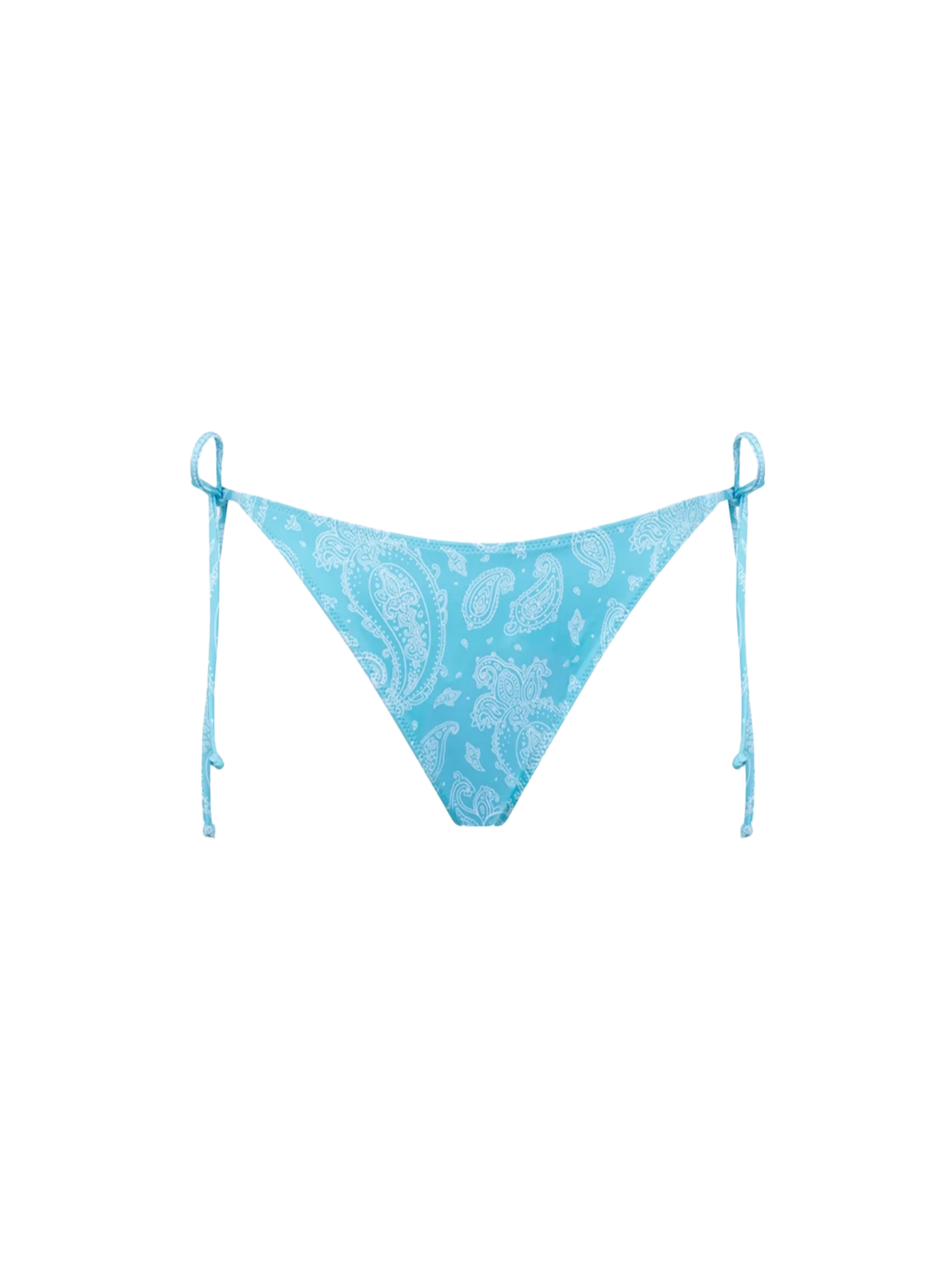 Braguita de baño para mujer con estampado paisley azul claro