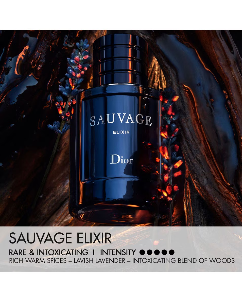 DIOR Sauvage Elixir - Parfum Bărbătesc Ediție Limitată - Note picante, proaspete și lemnoase