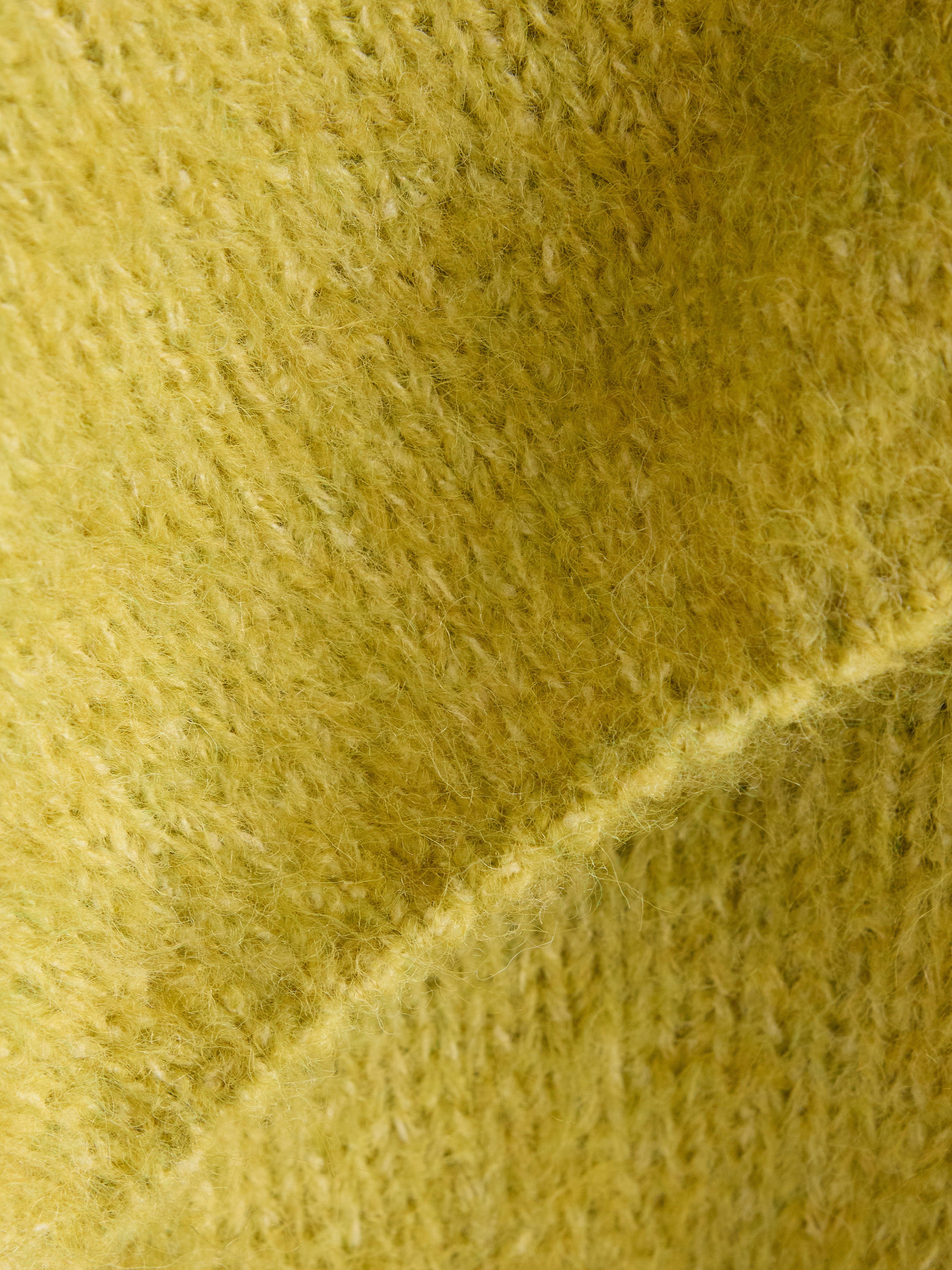 Strikket cardigan lys grønn