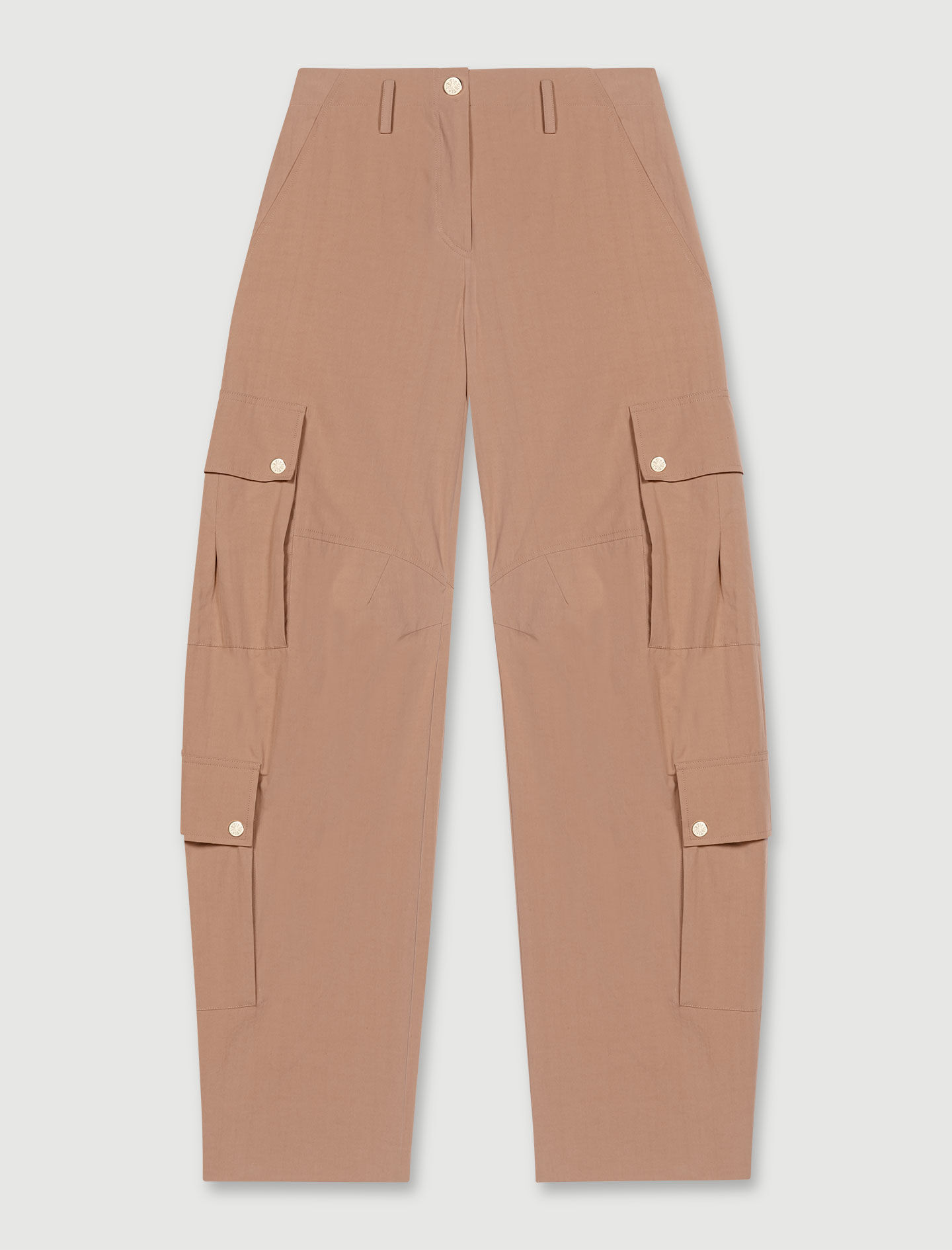 Pantaloni cargo cu buzunare - Bej