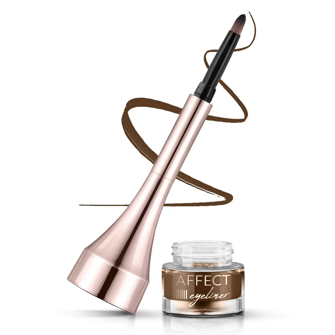 Affect Simple Lines Eyeliner w żelu, Chocolate